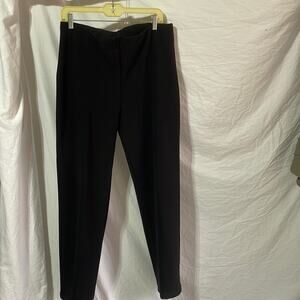 California Influence L pullon style full elastic waste black taper pants vintage